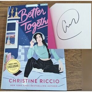Better Together Christine Riccio 2021 Booktok HC Signed Autographed B&N Edition